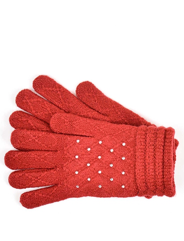 Ladies Gloves With Diamantes