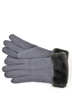 Sherpa Lined Gloves - Grey