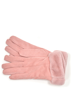 Sherpa Lined Gloves - Pink