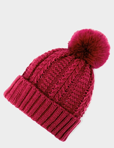 Cable Knit Hat