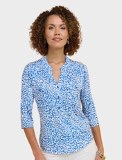 Emreco Jersey Print Front Pocket Shirt Khaki