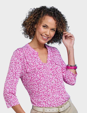 Emreco Jersey Print Front Pocket Shirt Khaki