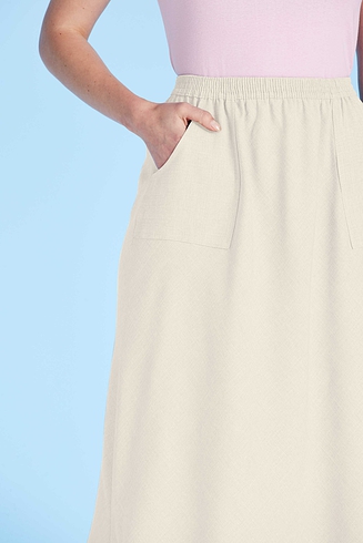 Linen Look Skirt
