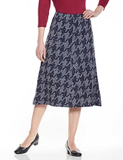 Jacquard Skirt Grey