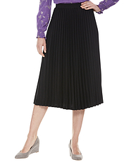 Sunray Permanent Pleat Jersey Skirt Wine