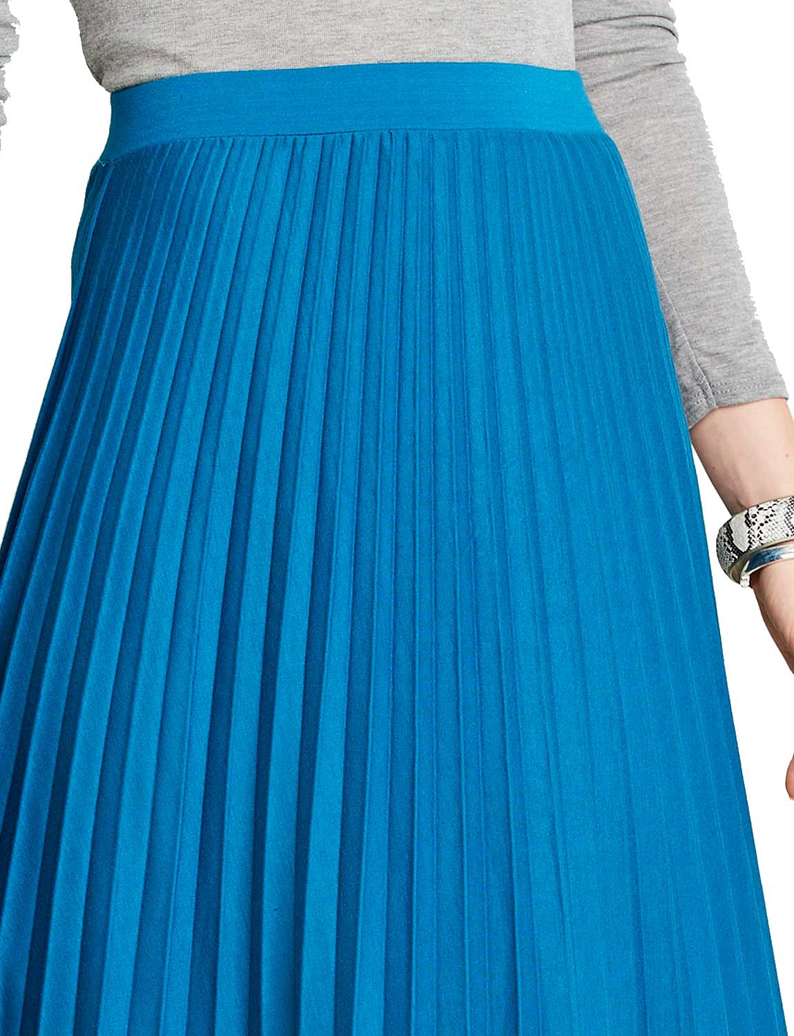 Sunray Permanent Pleat Jersey Skirt | Chums