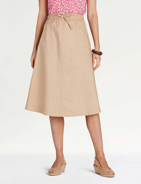 Cotton Pull On Skirt Lavender