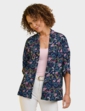 Print Kimono Soft Jacket Cornflower Blue