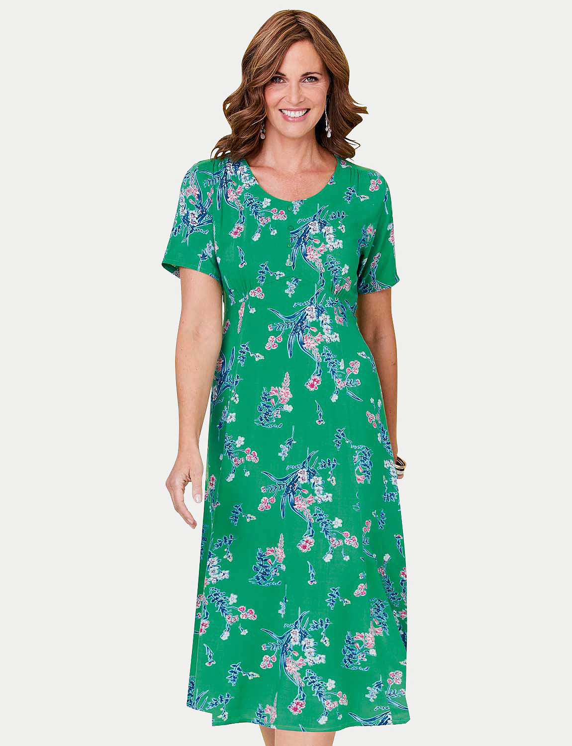 viscose tea dress