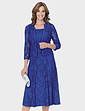 Lace Dress and Jacket Royal Blue