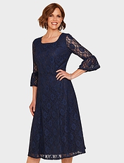 Lace Dress Navy