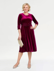 Velour Dress Emerald