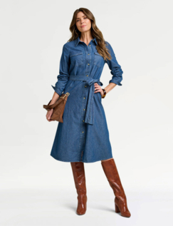 Denim Dress - Stonewash