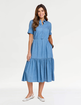 Denim Dress Light Stonewash