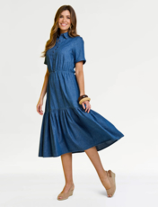 Denim Dress Light Stonewash