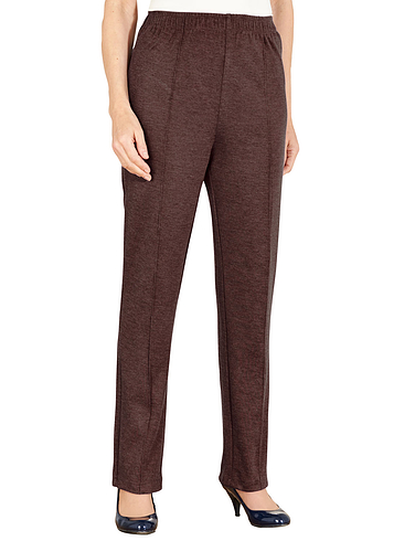 Wide leg jersey trousers Color dark grey - RESERVED - 2922S-90M