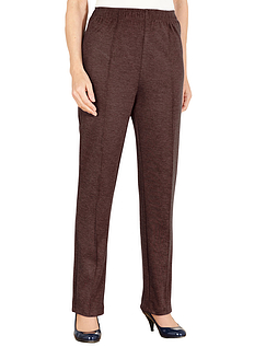 Pull-on Jersey Trouser - Brown