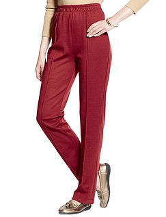 Pull-on Jersey Trouser Wine