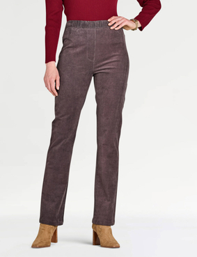 Pull On Cord Trouser Navy