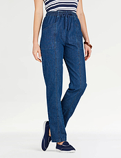 Elasticated Waist Pull On Jean Stonewash