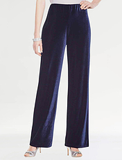 Velour Trouser Navy