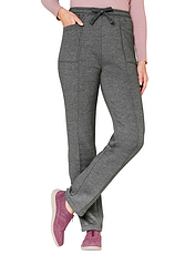 Womens Pin Stitch Leisure Trouser Berry