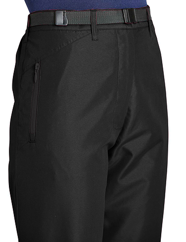 Thermal Lined Water Resistant Trouser With Belt