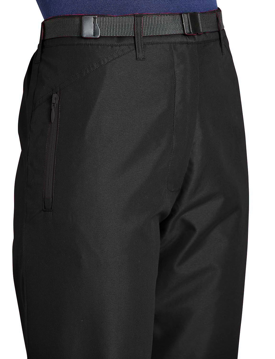 Hemic Mens Water Resistant Softshell Trousers - Black | Trespass Ireland