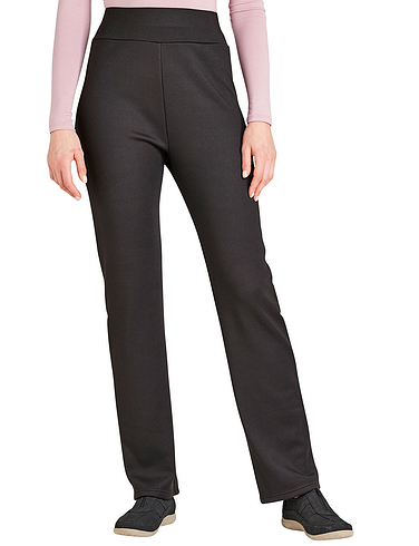 Thermal Lined Pull On Jersey Trousers