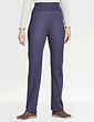 Thermal Lined Pull On Jersey Trousers Aubergine