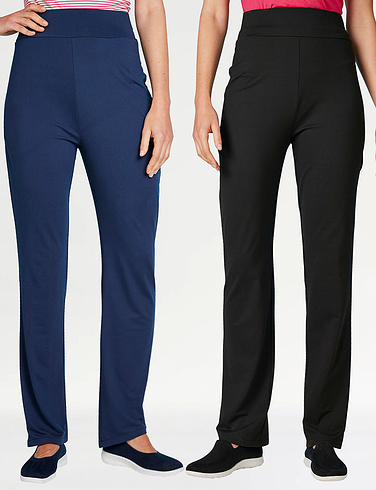 Pack of 2 Jersey Trousers
