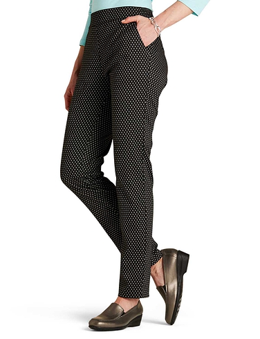 Two Pocket Tapered Leg Pattern Trousers