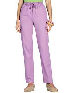 Cotton Cargo Trousers Heather