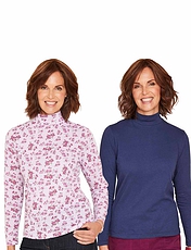 Pack of Two Turtle Neck Tops Navy