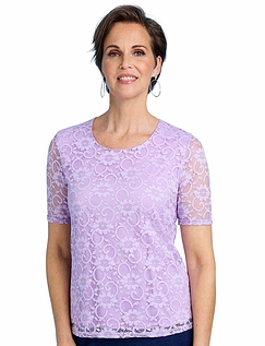 Lace Top Lilac