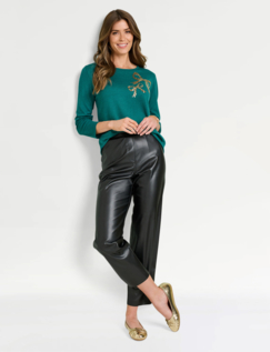 Bow Design Top - Teal