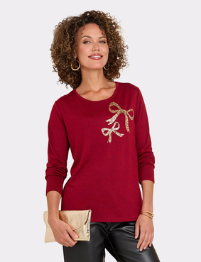 Bow Design Top Natural