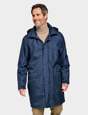 Fully Waterproof Fleece Lined Parka Navy