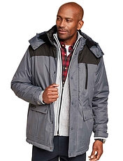 Pegasus Woven Waterproof Jacket With Fleece Lining Grey