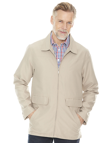 Pegasus Soft Touch Mid-Length Mens Summer Jacket - Stone