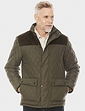 Champion Fleece Lined Quilted Jacket Olive