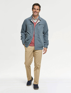 Aldon Soft Touch Micromoss Blouson Navy