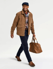 Pegasus Sherpa Lined Cord Jacket Fawn