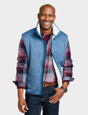 Pegasus Sherpa Lined Gilet Denim