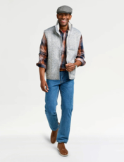 Pegasus Sherpa Lined Gilet Denim