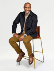 Pegasus Wool Blend Jacket Navy