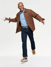 Pegasus Faux Suede Jacket TAN