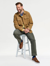 Pegasus Western Style Stretch Cord Jacket Fawn