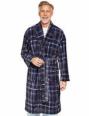 Champion Thermal Fleece Dressing Gown Navy