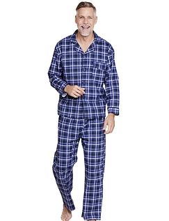 Champion Brushed Cotton Pyjamas Blue